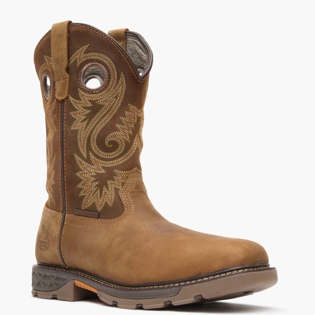 GB00621 Georgia Boot Men's Carbo-Tec FLX Alloy Toe Waterproof Pull-on Work Boot