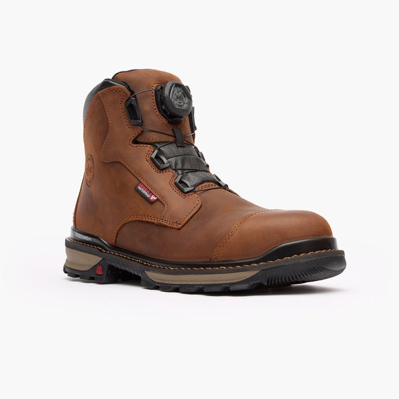 RKK0390 Rocky Men's Rams Horn BOA 6-inch Composite Toe Waterproof Work Boot