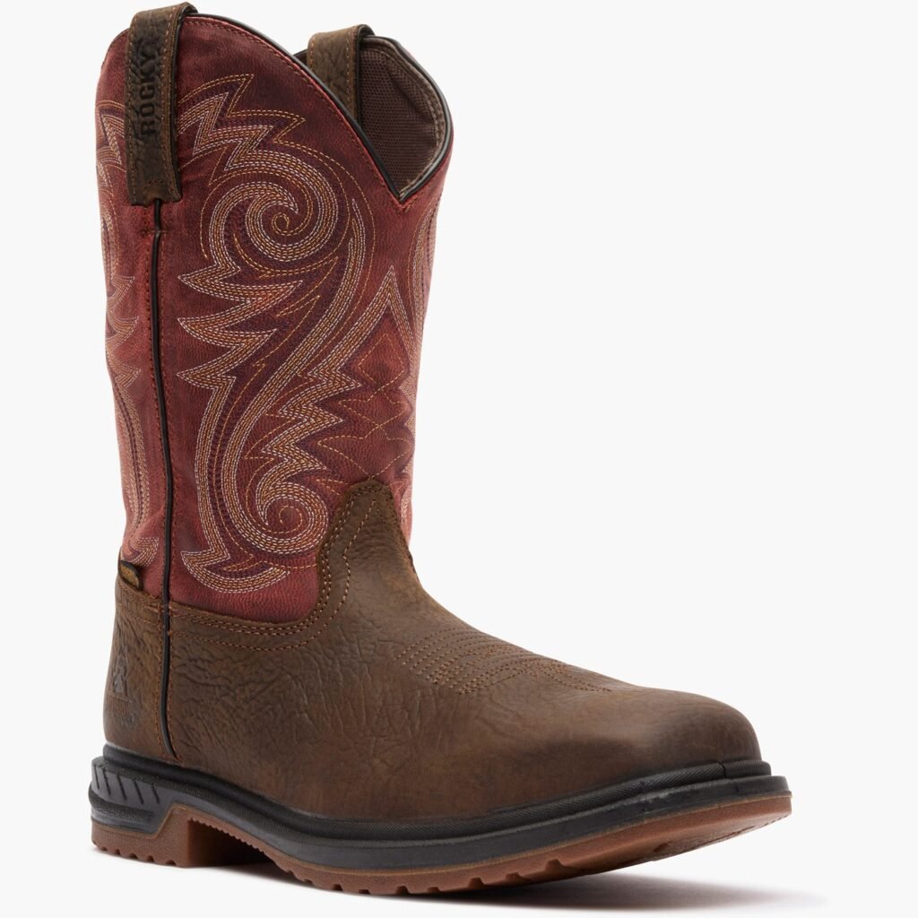 RKW0385 Rocky Men's Worksmart 11-inch Composite Toe Waterproof Western Boot