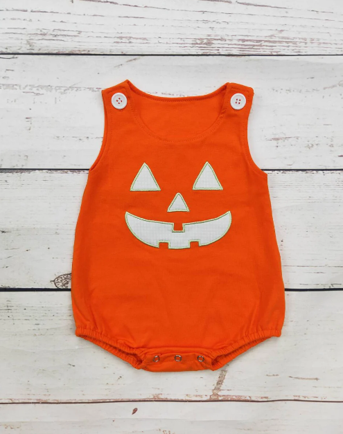 Cotton Jack-O- Lantern Bubble