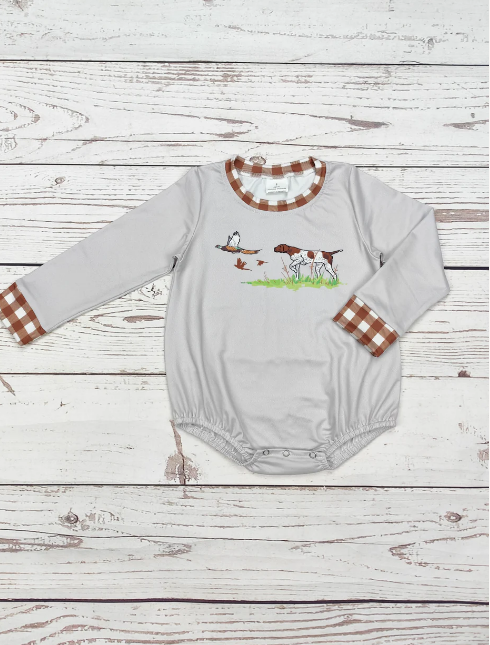 Pheasant & Dog Bubble Long sleeve