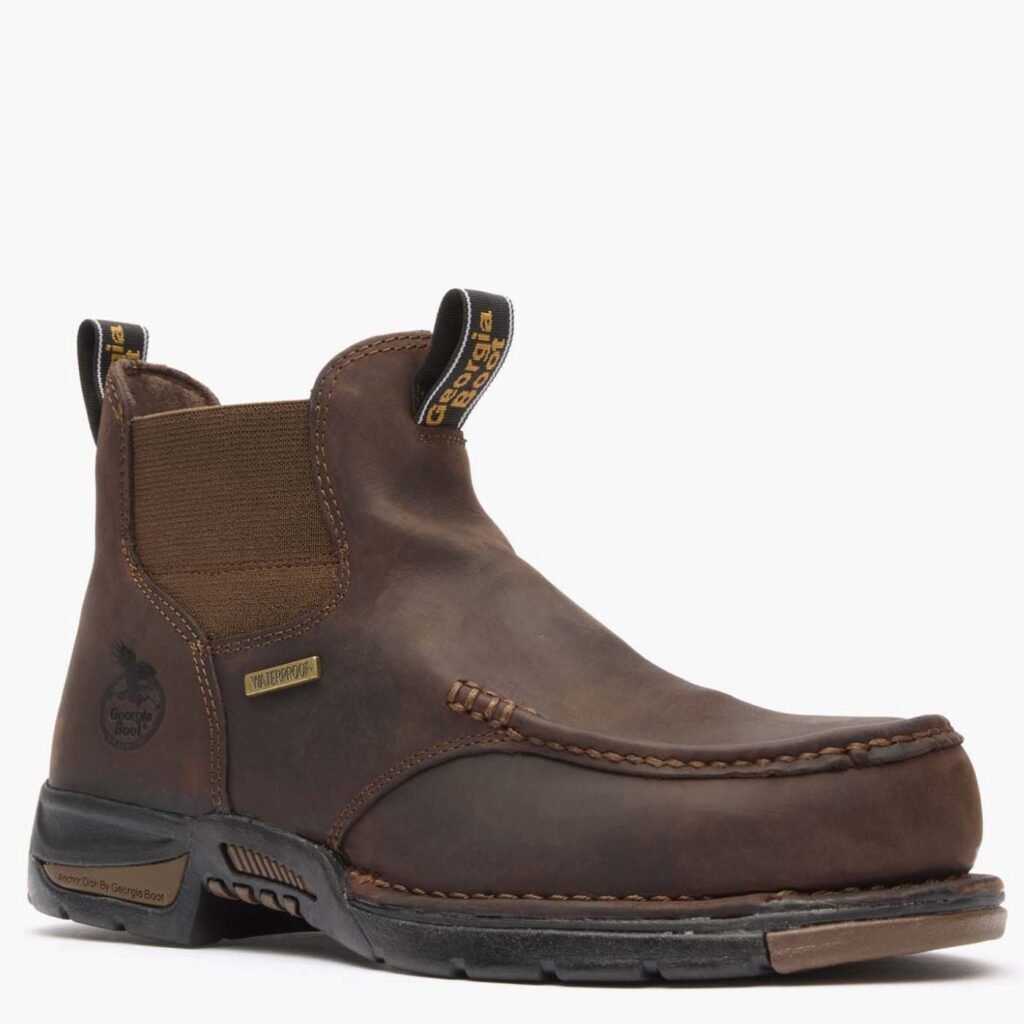 GB00156 Georgia Boot Men's Athens Chelsea Waterproof Work Boot