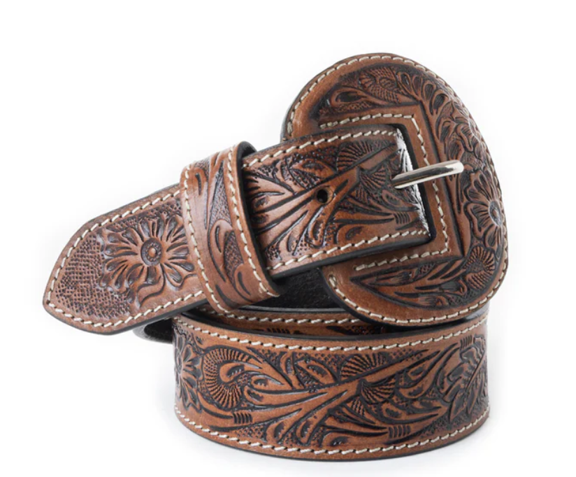 Myra Women's Talon Tooled Leather Belt
